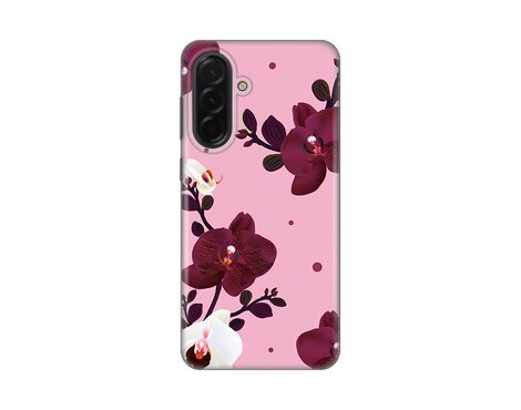 Silikonska futrola PRINT Skin - Samsung A366 Galaxy A36 5G Pink Orchid.