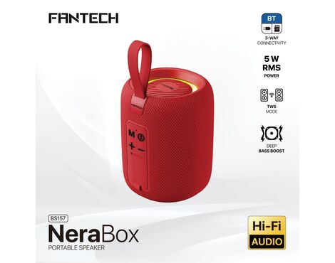 Bluetooth zvucnik Fantech BS157 NeraBox crveni.