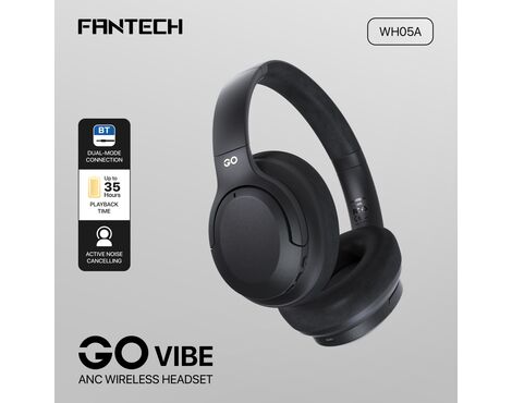Bluetooth slusalice Fantech GO Vibe WH05A crne.