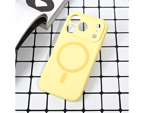 Futrola Magsafe Pure color - iPhone 17 Pro zuta.