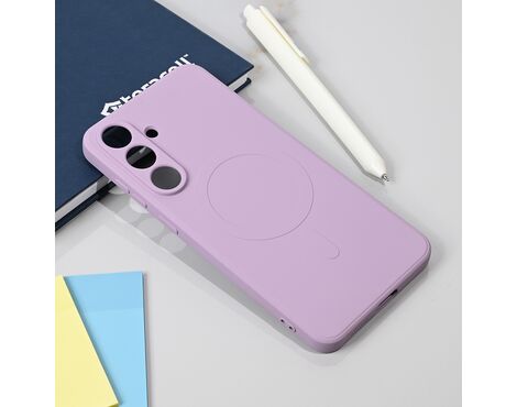 Silikonska futrola Teracell Giulietta Magsafe - Samsung S731B Galaxy S25 FE ljubicasta.