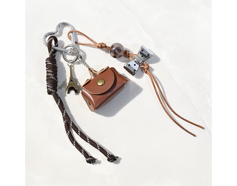 Privezak Fashion Bag braon.