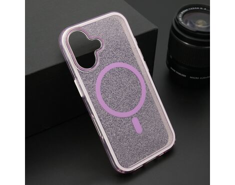 Futrola CRYSTAL MagSafe - iPhone 16 (6.1) ljubicasta (MS).
