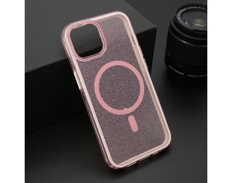 Futrola CRYSTAL MagSafe - iPhone 14 (6.1) roze (MS).