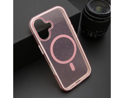 Futrola CRYSTAL MagSafe - iPhone 17 roze (MS).