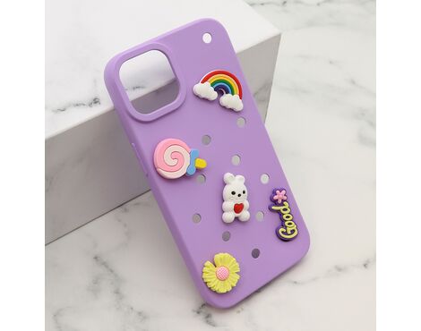 Futrola TOY - iPhone 13 (6.1) ljubicasta (MS).