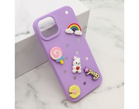 Futrola TOY - iPhone 14 (6.1) ljubicasta (MS).