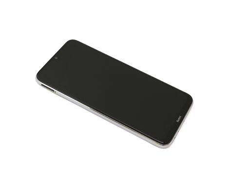 LCD displej (ekran) - Xiaomi Redmi Note 8/Redmi Note 8 2021 + Touch screen + frame white (beli) Full ORG EU (5600040C3J00) (MS).