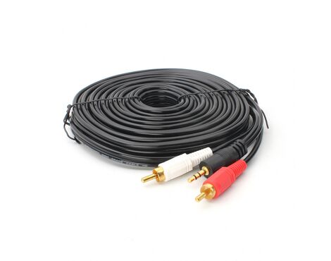 Kabl 2 RCA M na 3.5mm stereo M JWD-AUDIO4 10m.