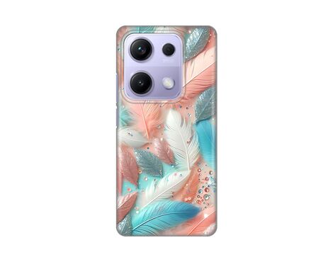 Silikonska futrola PRINT - Xiaomi Redmi Note 14s Pastel Feathers.