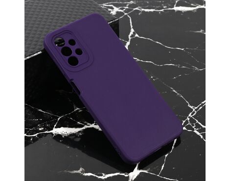 Silikonska futrola Teracell Giulietta - Samsung A135 Galaxy A13 4G mat tamno ljubicasta.