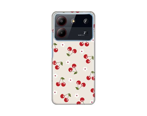 Silikonska futrola PRINT - ZTE Blade A54 Cherry and Flowers.