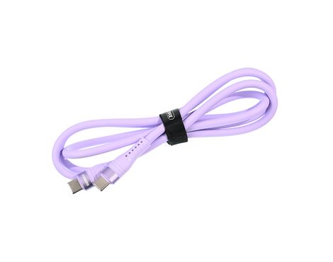 Data kabl REMAX Bintrai RC-C139 Fast charging 60W Type C na Type C 1.2M ljubicasti.