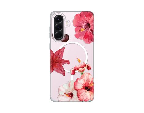 Futrola print Magsafe - Samsung A566 Galaxy A56 Hibiscus.