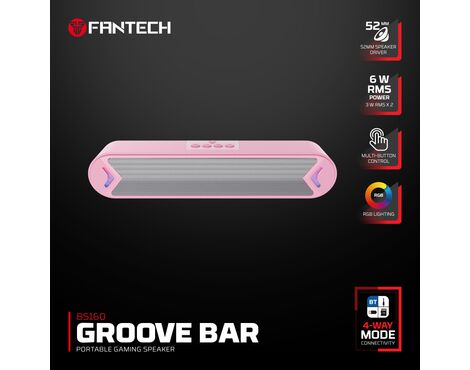 Bluetooth zvucnik Fantech BS160 GROOVE BAR pink.