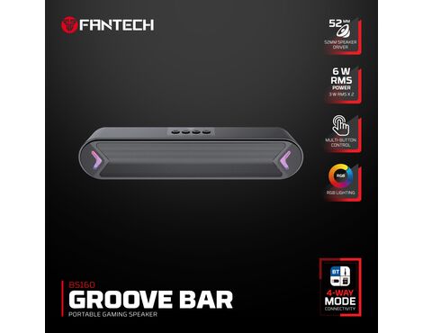 Bluetooth zvucnik Fantech BS160 GROOVE BAR crni.