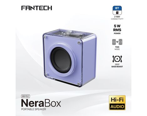 Bluetooth zvucnik Fantech BS152 NeraBox ljubicasti.
