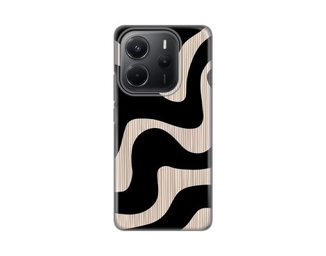 Silikonska futrola PRINT Skin - Xiaomi Redmi Note 14 4G (SRB) black (crni) Flow.