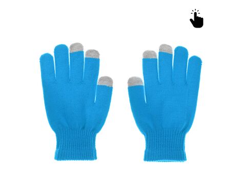 Rukavice - touch screen RY M (22cm) plave.