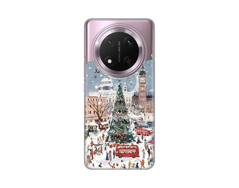 Silikonska futrola PRINT Skin - Huawei Honor Magic 7 lite Christmas Town.