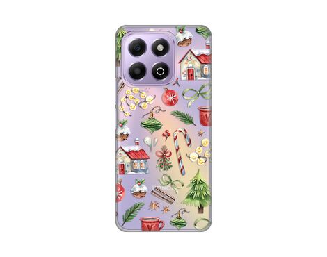 Silikonska futrola PRINT Skin - Huawei Honor X6b Winter Spirit.