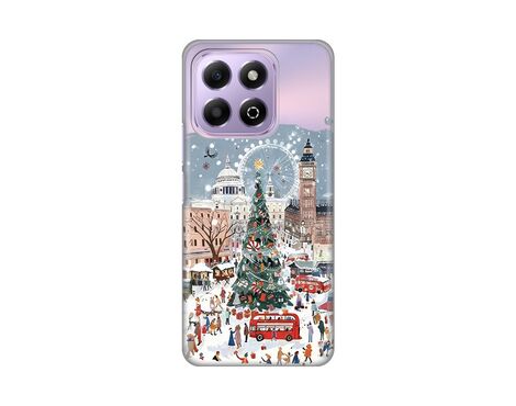 Silikonska futrola PRINT Skin - Huawei Honor X6b Chistmas Town.
