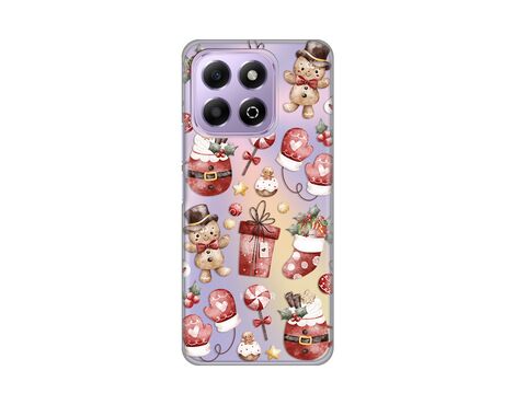 Silikonska futrola PRINT Skin - Huawei Honor X6b Cozy Christmas.
