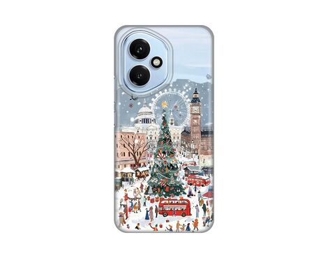 Silikonska futrola PRINT Skin - Huawei Honor 400 Christmas Town.
