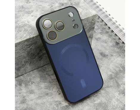 Futrola COLOR METAL Magsafe - iPhone 17 Pro crna (MS).