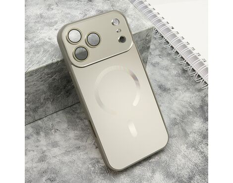 Futrola COLOR METAL Magsafe - iPhone 17 Pro Max (6.9) siva (MS).