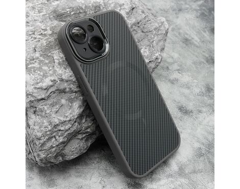 Futrola CARBON MagSafe - iPhone 15 siva (small camera) (MS).