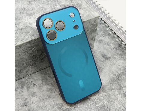 Futrola COLOR METAL Magsafe - iPhone 17 Pro plava (MS).