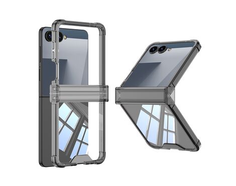 Futrola Transparent COLOR LINE - Samsung F751B Galaxy Z Flip 7 5G crna (GKK case) (MS).