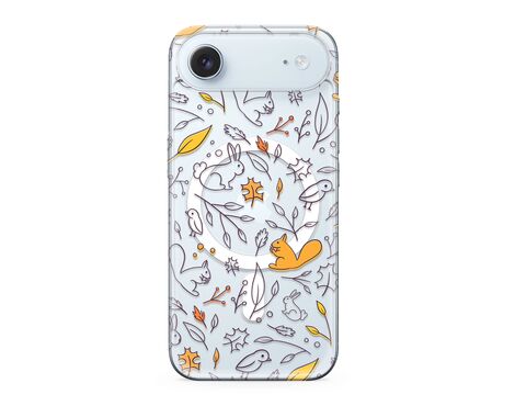 Futrola silikonska print MagSafe - iPhone 17 Air autumn (MS).