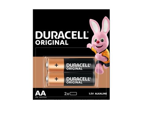 Baterija alkalna 1.5V AA LR6 blister 2/1 Duracell (MS).