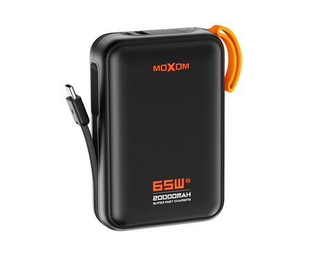 Univerzalna Back Up Baterija Moxom MX-PB188 65W super fast 20000MAH Type C crni (MS).