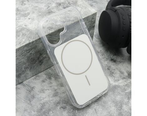 Futrola AMBER SHINE MagSafe - iPhone 17 bela (MS).