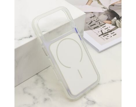 Futrola AMBER RING MagSafe - iPhone 17 Pro bela (MS).
