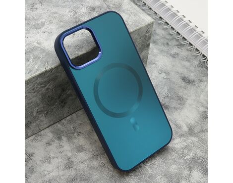 Futrola COLOR METAL MagSafe - iPhone 15 plava (MS).