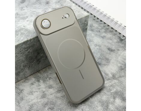 Futrola COLOR METAL MagSafe II - iPhone 17 Air srebrna (MS).