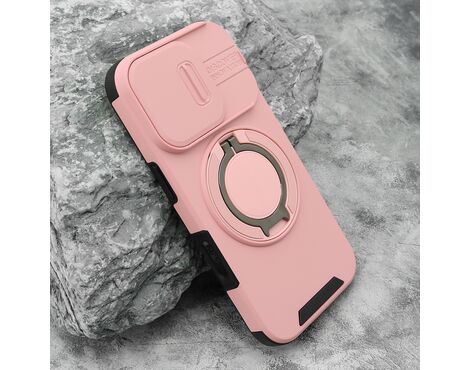 Futrola DEFENDER CAMSHIELD - iPhone 15 Pro (6.1) roze (MS).