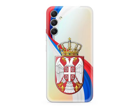 Silikonska futrola ultra tanka (skin) PRINT CLEAR - Samsung Galaxy A34 5G 5G SRB12 (MS).