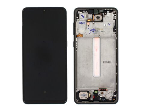 LCD displej (ekran) - Samsung A336/Galaxy A33 5G + touchscreen + frame black (crni) Service Pack ORG/GH82-28143A.