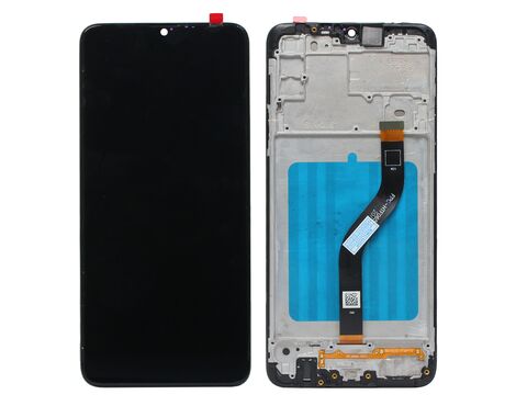 LCD displej (ekran) - Samsung A207/Galaxy A20s + touchscreen + frame black (crni) CHO.