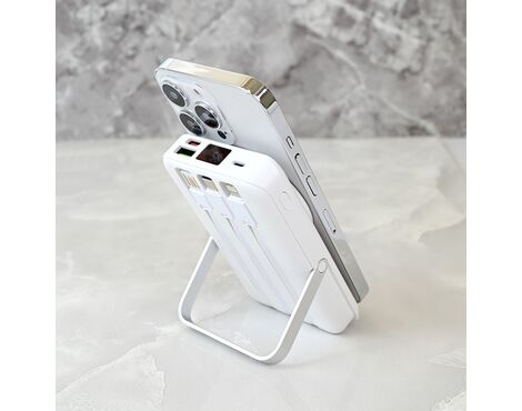 Univerzalna Back Up Baterija prenosiva baterija Magsafe Oxpower PD W102 10000mAh bela.