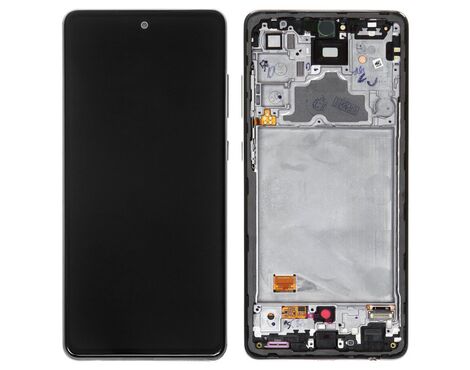 LCD displej (ekran) - Samsung A725 Galaxy A72 4G + touchscreen + frame black (crni) OLED.