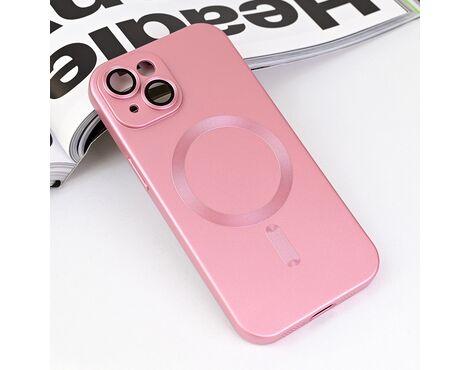 Futrola Magsafe Chrome - iPhone 15 6.1 roze.