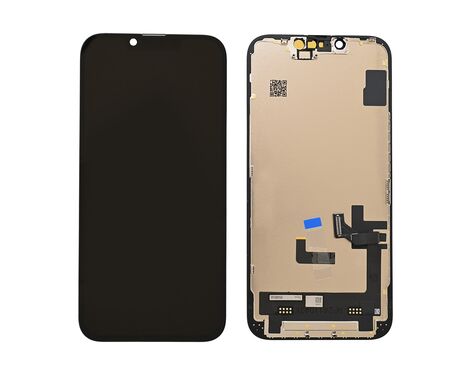 LCD displej (ekran) - iPhone 14 + touchscreen black (crni) Soft OLED (JK).