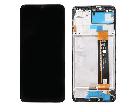 LCD displej (ekran) - Samsung A236 Galaxy A23 5G (GH82-29734A) + touchscreen + frame black (crni) FULL ORG-SP.