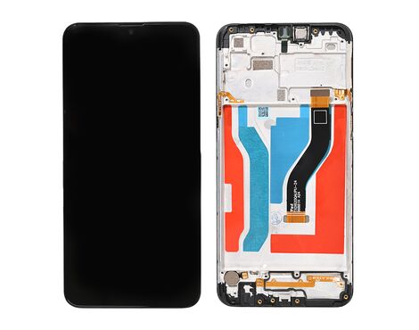 LCD displej (ekran) - Samsung A107 Galaxy A10s (GH81-17482A) + touchscreen + frame black (crni) FULL ORG-SP.